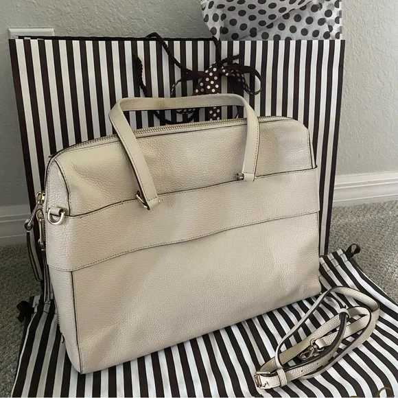 Henri Bendel Noho Leather Briefcase - Picture 4 of 10